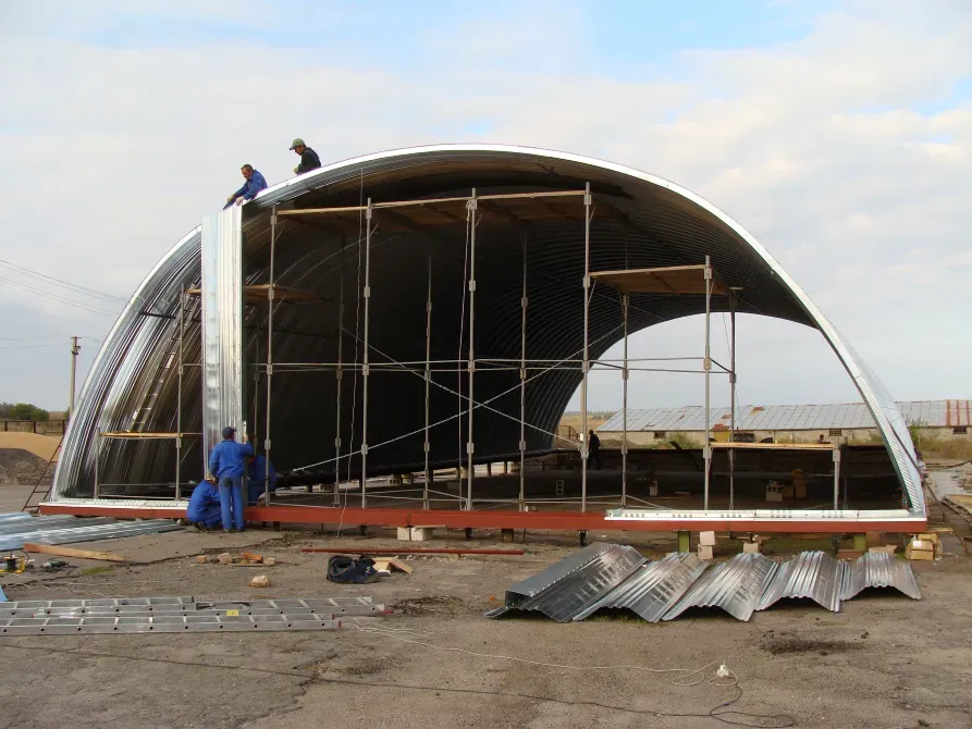 Ангары бескаркасные сборно-разборные из оцинкованной стали Днепр - изображение 8