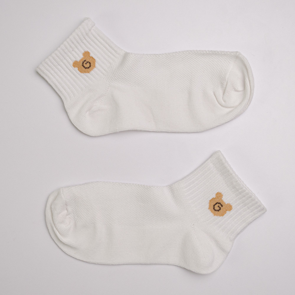 Набор носков женских хлопковых 10 пар Youstar 093 Низкие 37-41 Белый Сумы - изображение 5