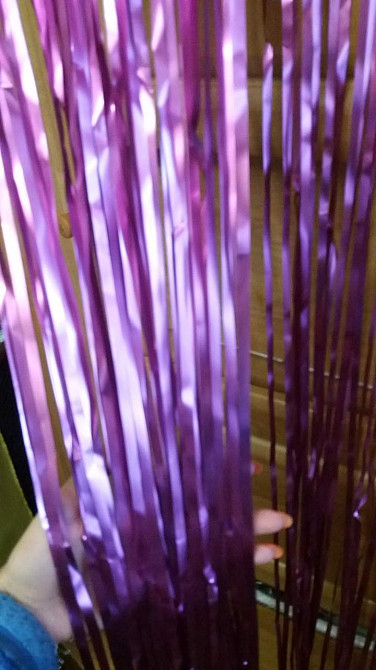 Дощик для фотозони матовий 1 м на 1 м малиновий Київ - фото 4