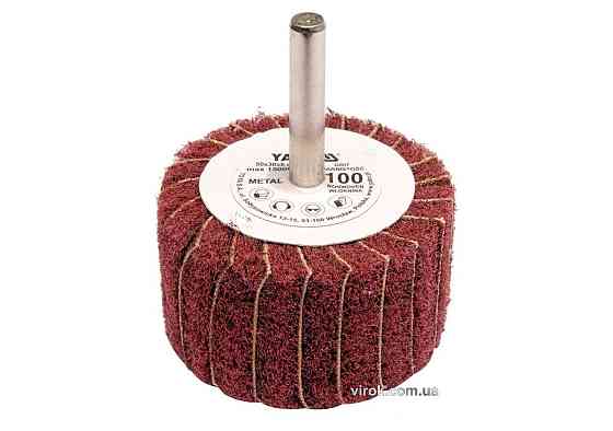 Круг пелюстковий шліфувальний YATO : подовжений Ø= 50 мм К150, шпиндель Ø= 6 мм, H= 30 мм [10/60] Одесса