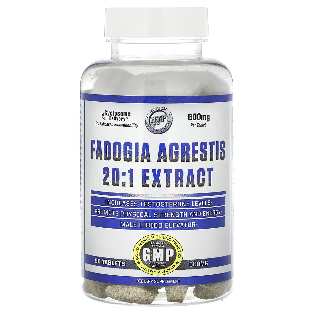 Фадогия Агрестис Hi-tech pharmaceuticals Fadogia Agrestis 20:1 Extract 600 mg 90 Tablets Луцк - изображение 1
