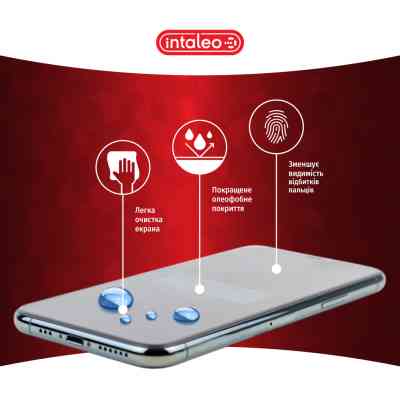 Стекло защитное Intaleo Full Glue Tecno Spark 10 Pro (1283126580628) Винница