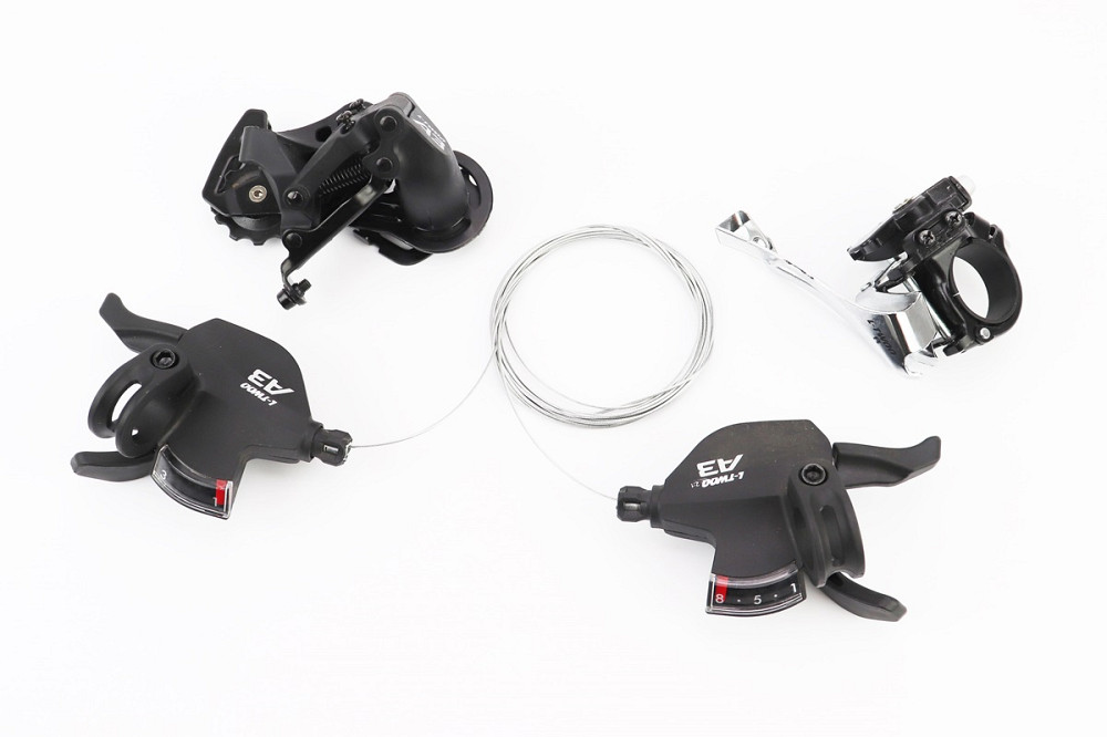 Комплект перемикання (групсет) 3x8 швидкостей, чорні A3 Київ - фото 1