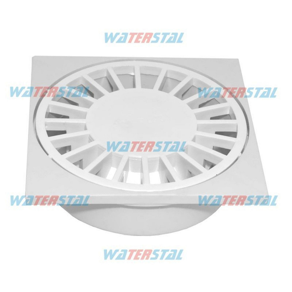 Трап 150*150 мм, нижнє відведення Ø50, пластиковий ″Waterstal″ (YS 415) (000006766) Київ - фото 1