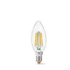 Лампа C37 6W E14 4100К 220V Filament LED Videx Житомир