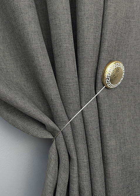 Магниты для штор и гардин Афина 2 шт Золотистый (81-268) Киев - изображение 5