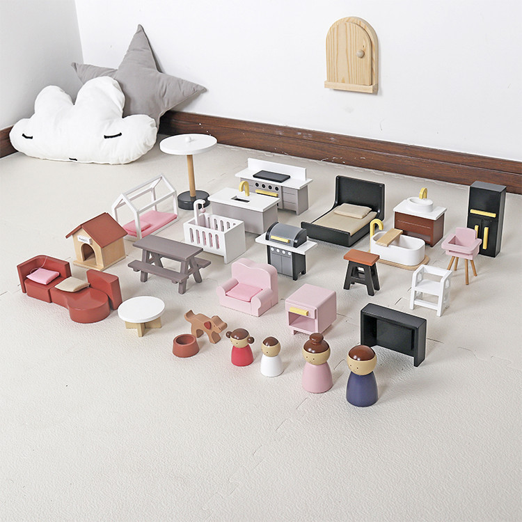 Кукольный деревянный домик в стиле ЛОФТ AVKO Вилла Тоскана (40006539) Киев - изображение 7