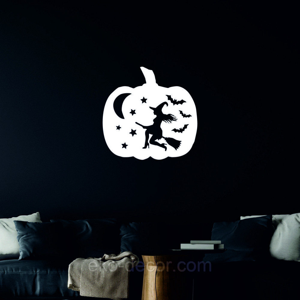 Декоративное настенное 3D Панно «Ведьма», Декор на стену с объемом 50*50 см, Белый Киев - изображение 8