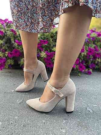 Туфлі жіночі SEE SEVEN 283/9534 пудра (весна-осінь, замша натуральна) (3534) лише 36р.38р. 36 Коломыя