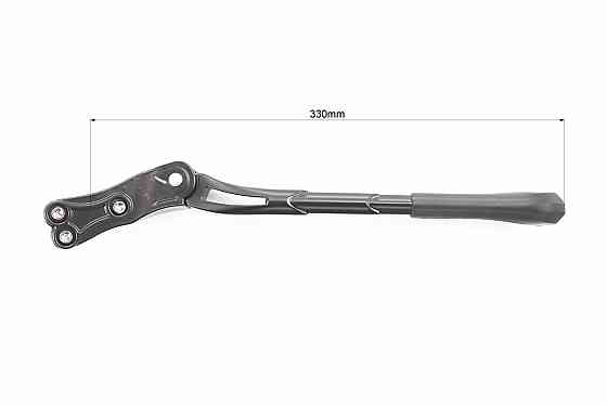 Підніжка бокова задня для 26", кріплення за перо рами, алюмінієва, чорна HS-016 Київ