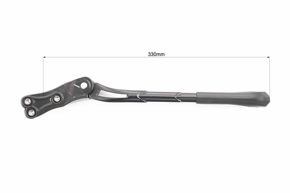 Підніжка бокова задня для 26", кріплення за перо рами, алюмінієва, чорна HS-016 Київ - фото 2