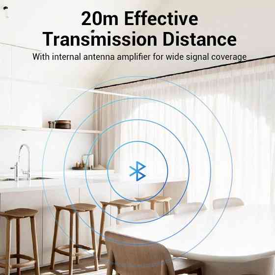 Адаптер Bluetooth Vention USB білий Київ