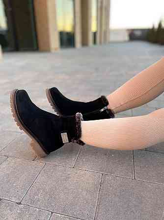 Черевики жіночі D and V чорні замшеві зимові 39р. (2189) Коломия