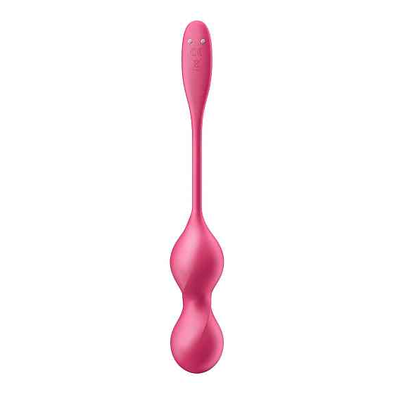 Вагинальные шарики с вибрацией Satisfyer Love Birds 2 работающие от приложения, розовые Sex Aura Киев