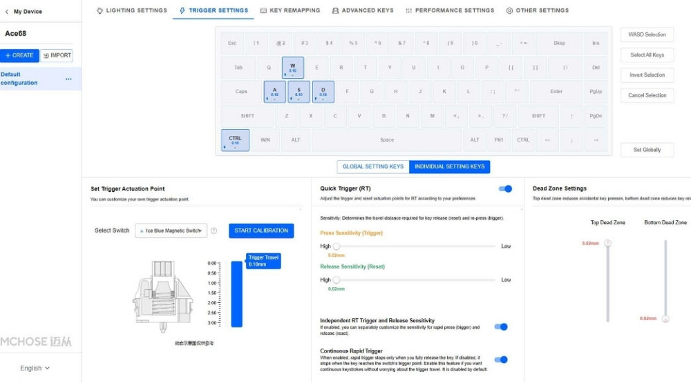 MCHOSE Ace 68 8000Hz | Игровая магнитная клавиатура. Харьков - изображение 2
