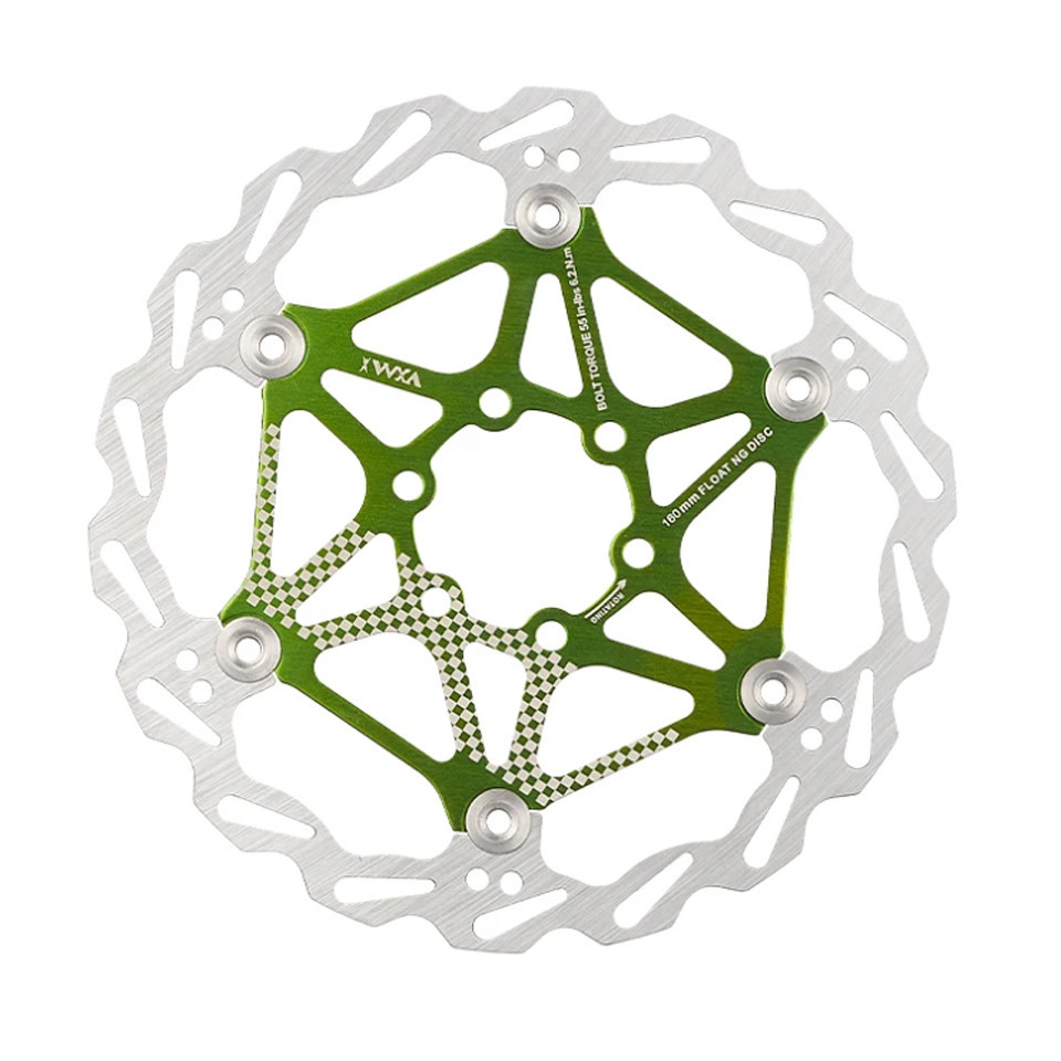 Диск, ротор тормозной из стали лучшего рассеивания тепла 160 мм Feel Fit Желтый Бровары - изображение 1