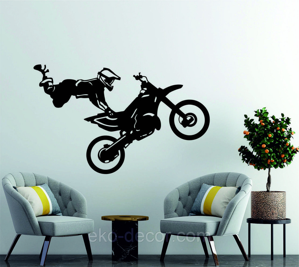 Декоративне настінне Панно «Мотофрістайл», Декор на стіну Київ - фото 3