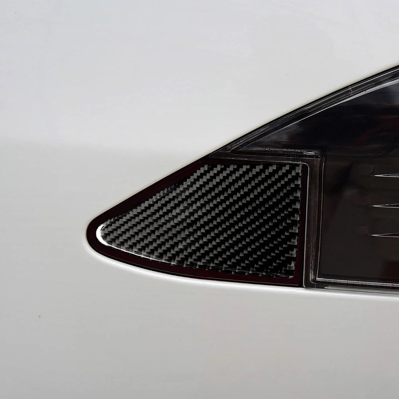 Наклейка для панели зарядного порта Aim Tesla Model S (Gloss carbon) Николаев - изображение 3