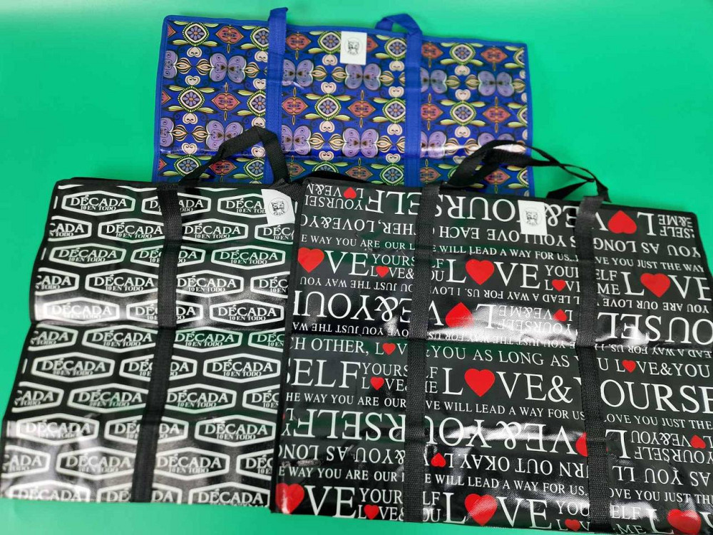 Сумка господарська, поліпропіленова, з кольоровим малюнком No3 Кольорова (60x44x18) (1 шт.) Харків - фото 1