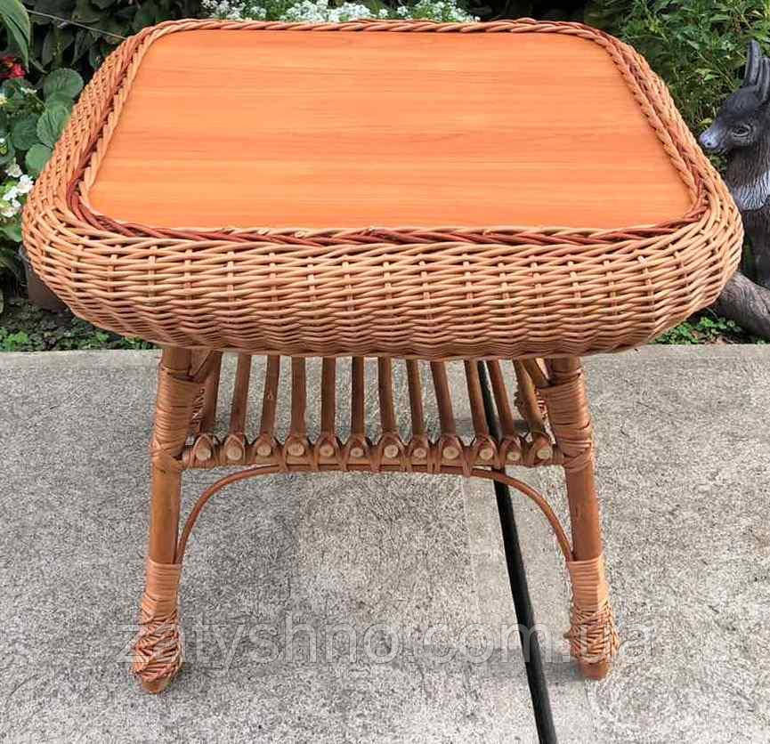 Журнальный стол из лозы (50*50) Киев - изображение 5