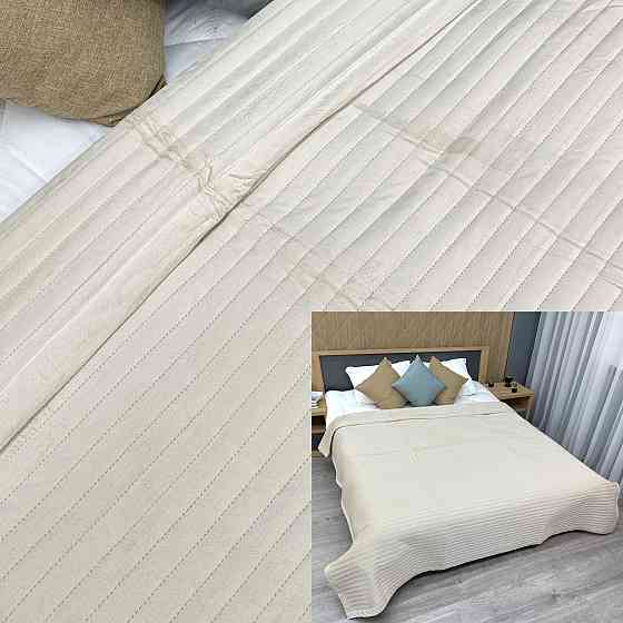 Покрывало велюровое King Size 220х240 см цвет бежевый (85-213) Киев