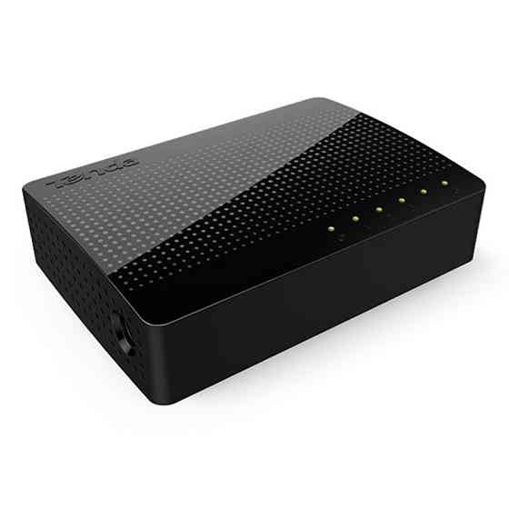 Коммутатор (свитч) Tenda SG105 (Черный, 5 LAN портов, 10/100/1000 Мбит/с) Николаев