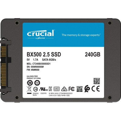 Накопитель SSD 2.5" 240GB Micron (CT240BX500SSD1) Винница - изображение 2