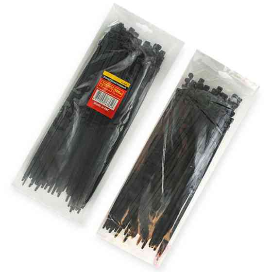 Хомут 300 x 3,6 черный пластиковый Мукачево