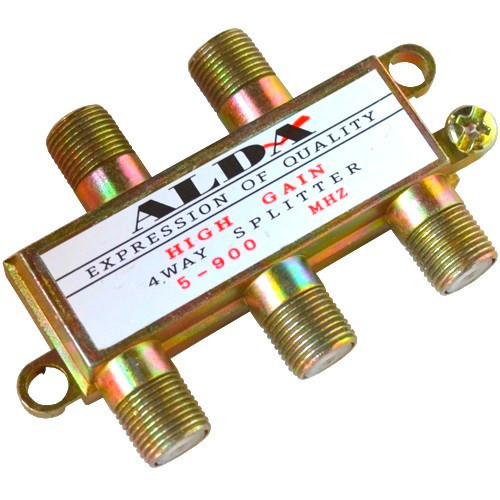 Сплітер (Splitter) ТВ "Alda" 4-way, корпус метал Полтава - фото 1