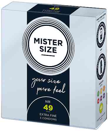 Презервативы Mister Size 49 mm (3шт) Sex Aura Киев