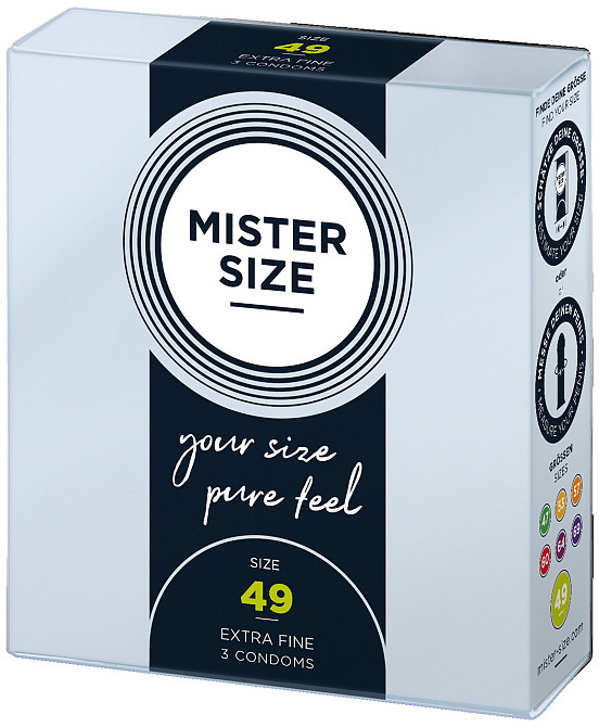 Презервативы Mister Size 49 mm (3шт) Sex Aura Киев - изображение 1