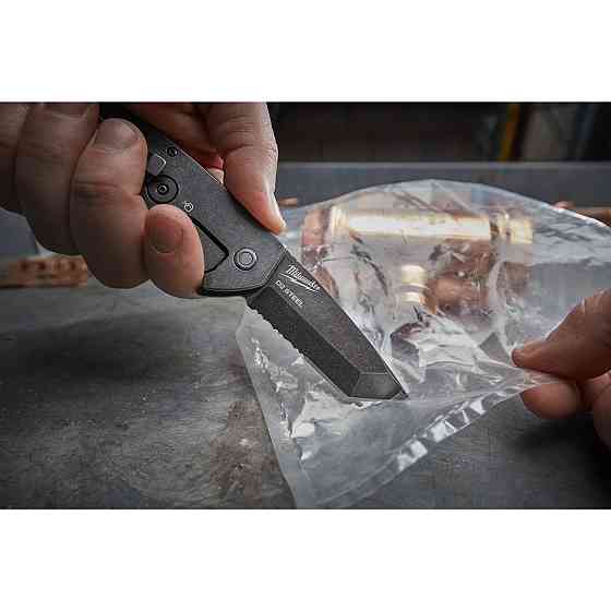 Ніж універсальний складний HARDLINE MILWAUKEE, зазубрений клинок Одеса