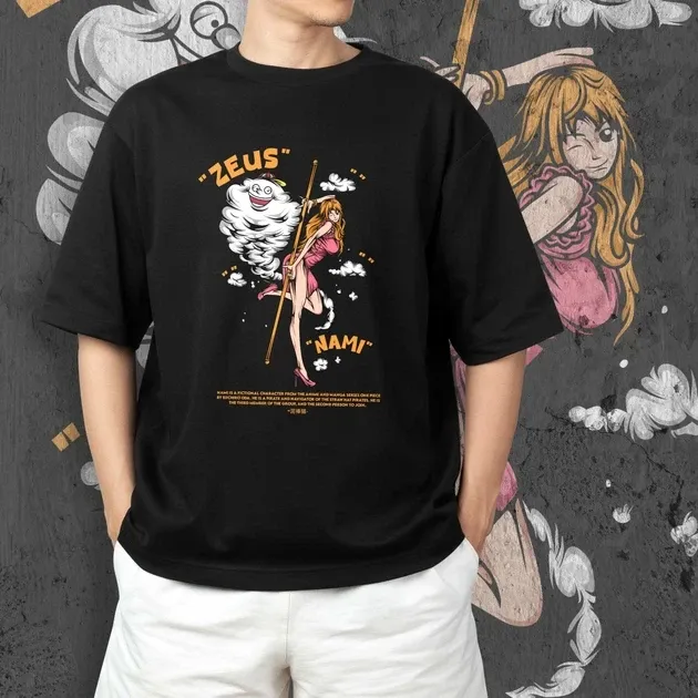 Футболка чоловіча з  принтом Ван Пис Nami Розмір 48 Anime0255 Дніпро - фото 4