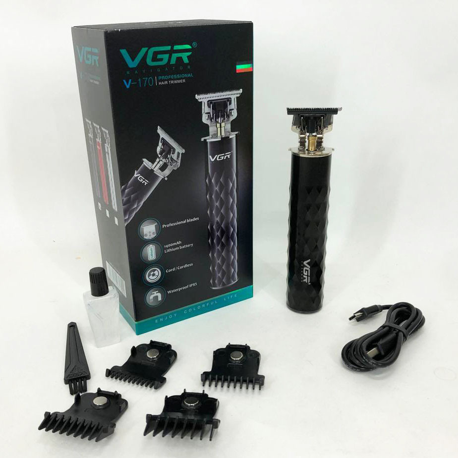 Многофункциональный триммер для стрижки волос и бороды VGR, Триммер для висков беспроводной LV-27 Львов - изображение 1