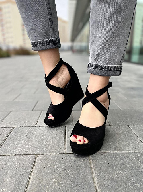 Nivelle Босоніжки жіночі NIVELLE 1815/C-818 чорні (літо, замша натуральна) (3742) 38р.39р. Коломия - фото 10