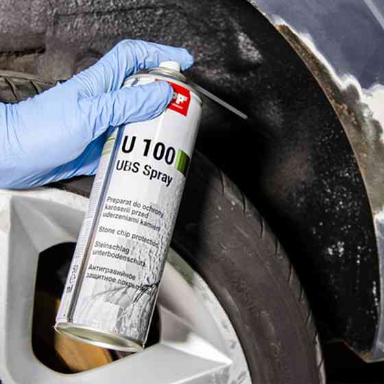 Антигравій аерозольний U100 UBS чорний 500мл APP, 050090 Винница