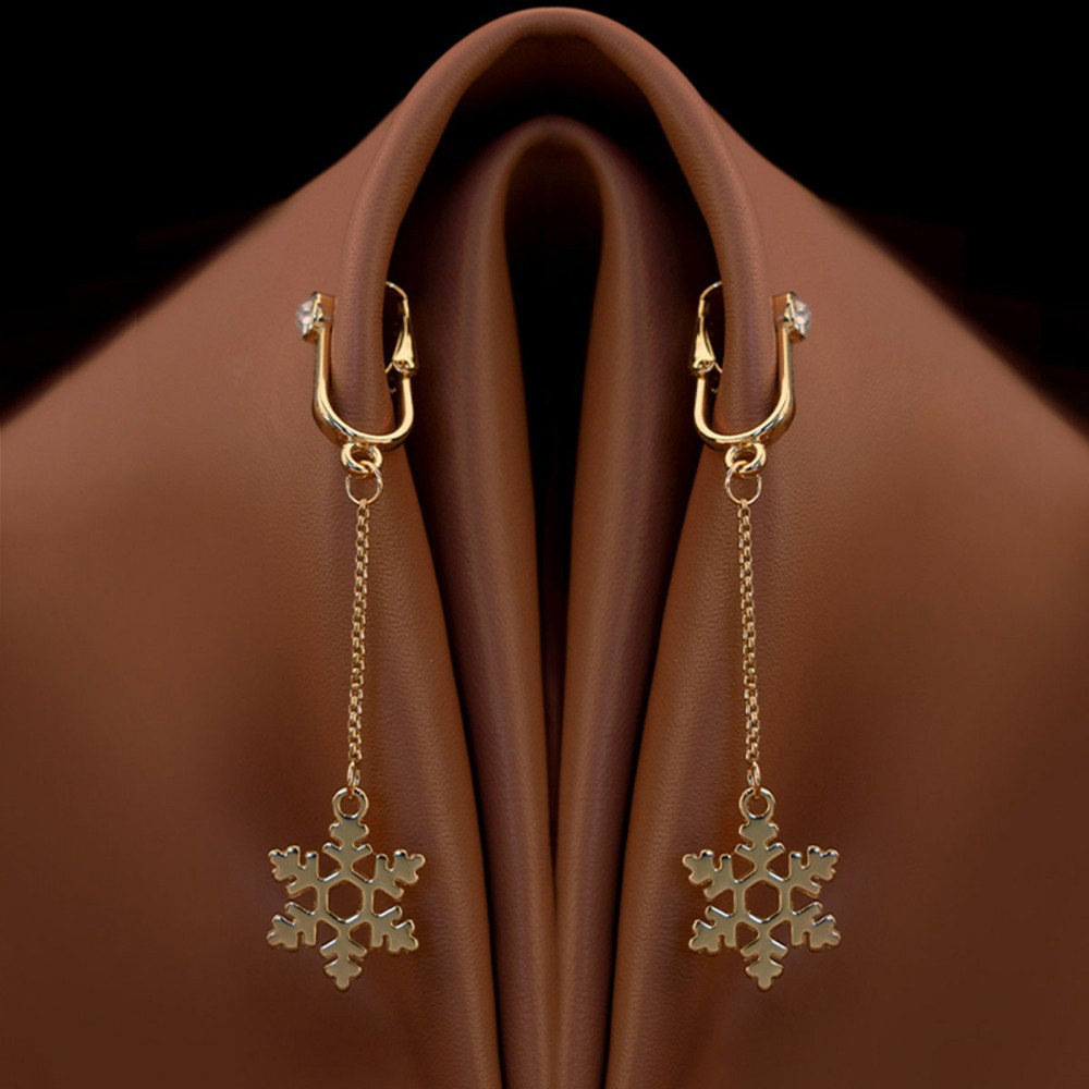 Украшения для клитора и половых губ non-pierced clitoral jewelry dangle with snowflake UPKO Sex Aura Киев - изображение 1