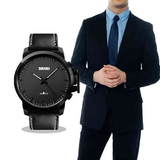Классические мужские часы Skmei 1208 черный Винница