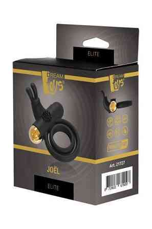 Ерекційне віброкільце Dream Toys Elite Joel Luxxe, чорний Sex Aura Київ