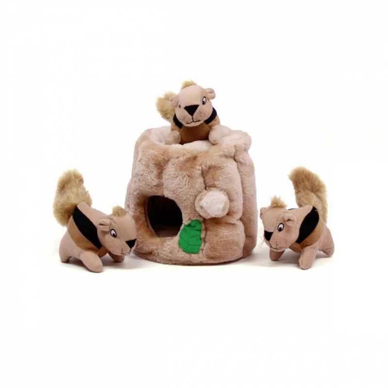 Интерактивная игрушка для собак прятки Тайник Белки Outward Hound Hide-A-Squirrel (Аутвард Хаунд) Small - 10.5 х 11.5 см - 3 белки Запорожье - изображение 1