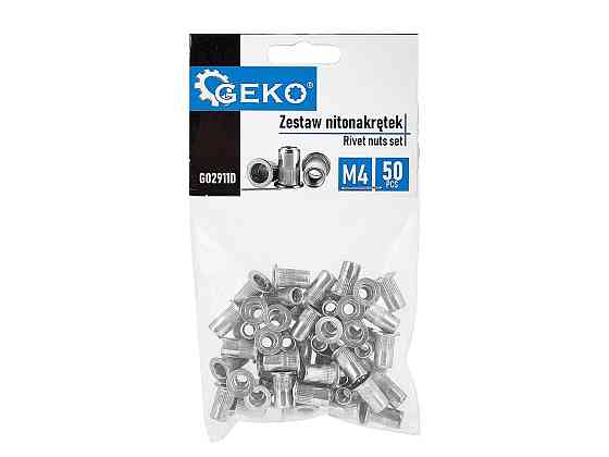 Заклепки різьбові "GeKo" М4 алюмінієві, пачка 50шт. Киев