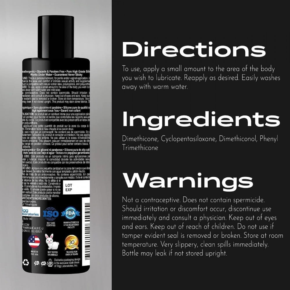 Лубрикант на силиконовой основе Wet Platinum Premium Lubricant, 946 мл Sex Aura Киев - изображение 2