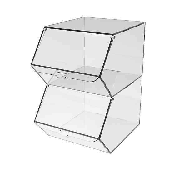 Диспенсер EKOSTAR вертикальный для мармеладов, снеков, орехов 2 ячейки Киев