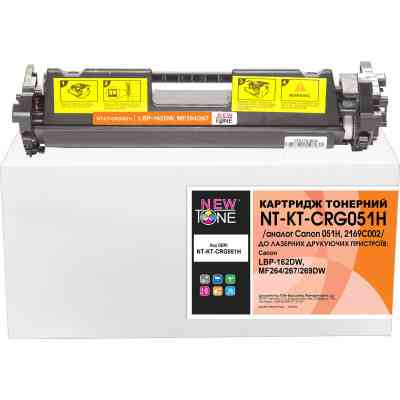 Тонер-картридж NewTone Canon LBP-162DW, MF264/267/269DW, 2169C002 Black (NT-KT-CRG051H) Винница