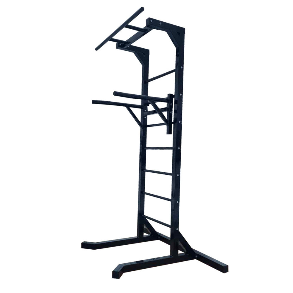 Турник + брусья напольная стойка 50х50 мм KZ-834 Спортивные стенки и турники для дома разборная Киев - изображение 1