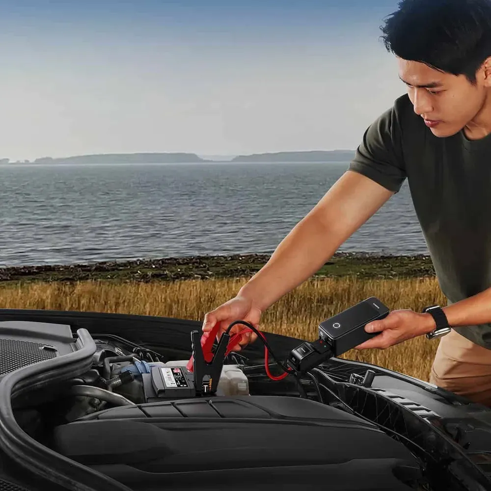 Автомобільний пуско-зарядний пристрій Baseus Super Energy Alpha Series Jump Starter 600A Cosmic Black Київ - фото 9