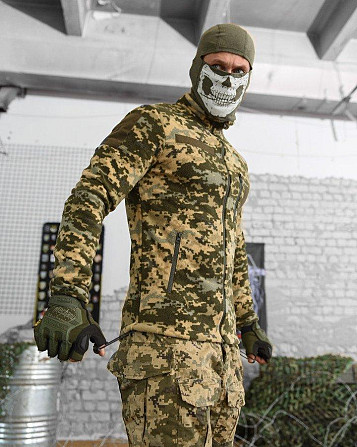 Фліска світер чоловіча піксель на змійці Одеса - фото 12