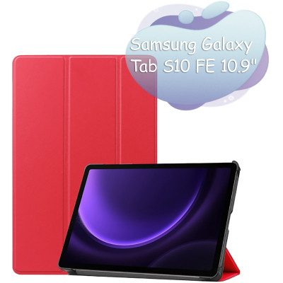 Чехол для планшета BeCover Smart Case Samsung Galaxy Tab S10 FE (SM-X520/SM-X526) 10.9" Red (713280) Винница - изображение 1