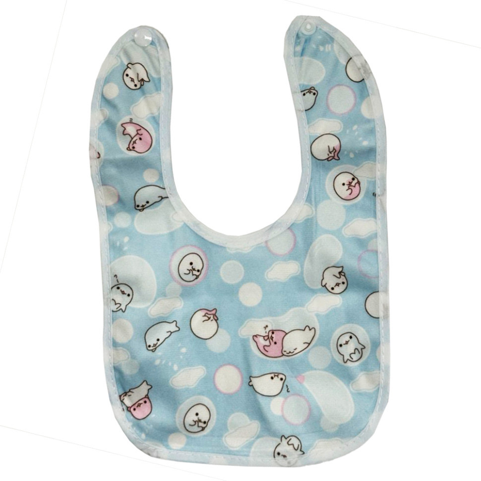 Дитячий тканинний слинявчик MGZ-0600-7 на кнопці Вінниця - фото 1