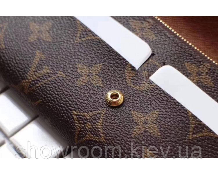 Жіночий місткий гаманець ЛВ (60136) brown Lux Київ - фото 4